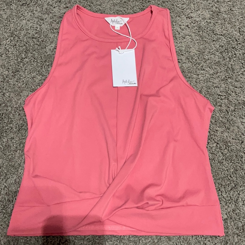 Ashlee by Amaryllis Color me Coral tank. Brand new with tags